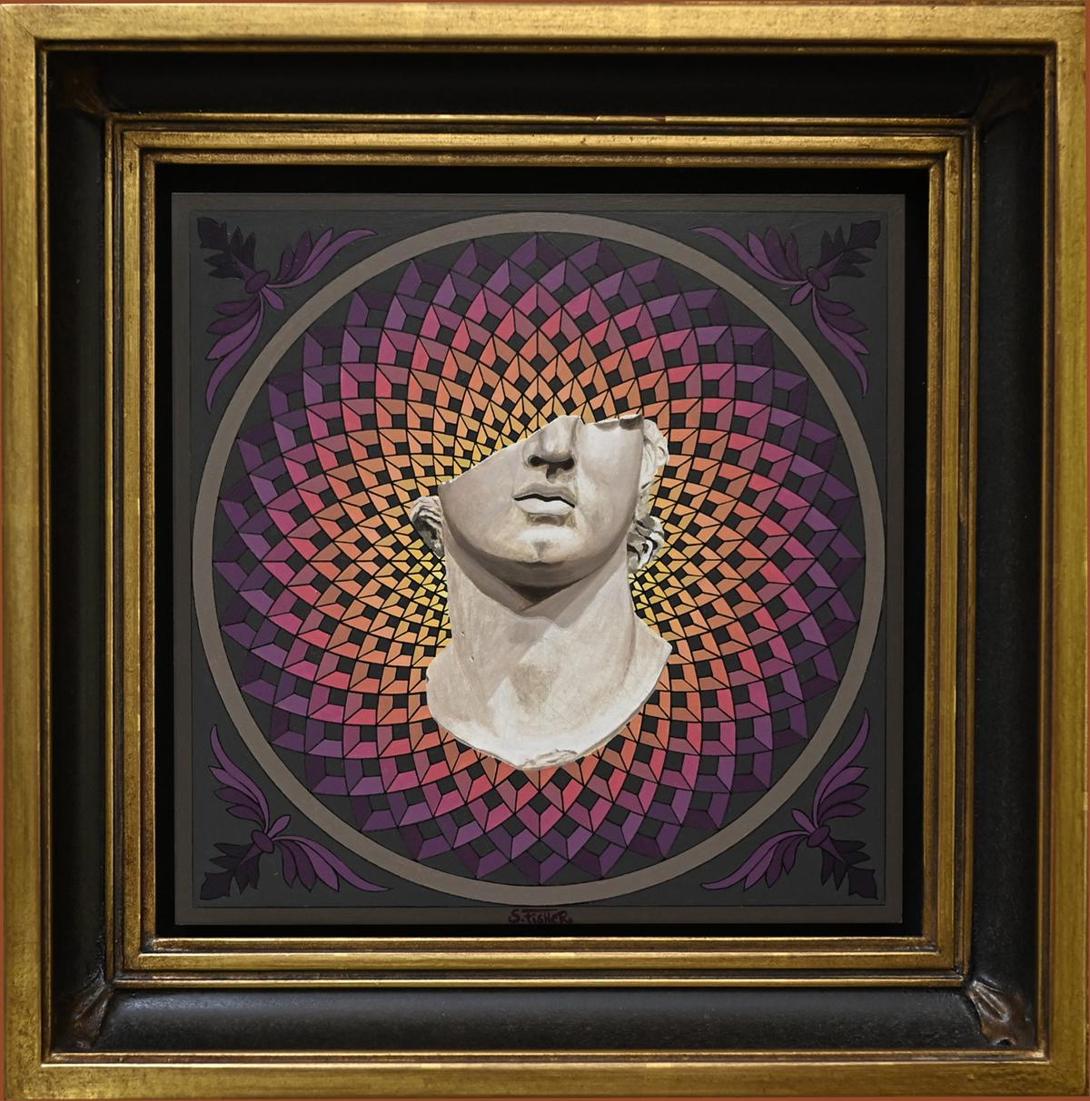 Acrolith Reflection — 10×10, 2024